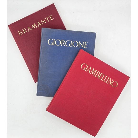Other - 3 Lot Istituto Italiano D'Arti Grafiche Books - Bramante, Giambellino, Giorgione